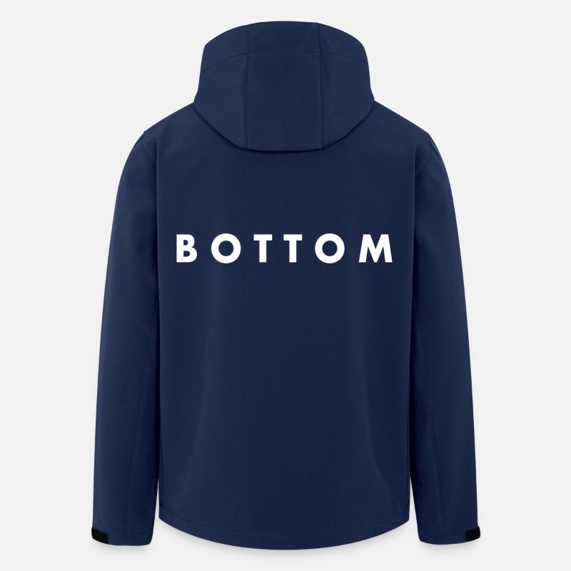 Bottom - Men’s Recycled Softshell Jacket by Stanley/Stella - navy