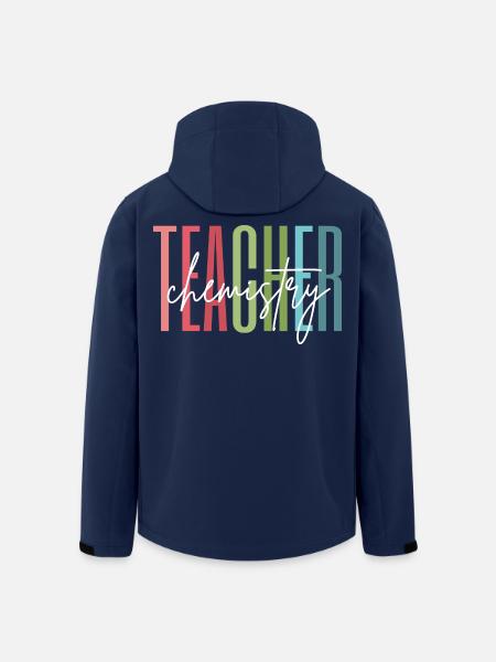 Chemie Lehrerin Schule Danke Geschenk - Recycelte Männer Softshell-Jacke von Stanley/Stella - Navy