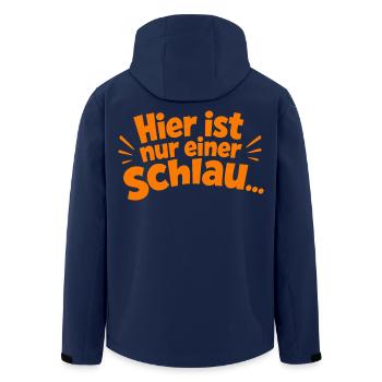 Schaf Schlau Vorne - Recycelte Männer Softshell-Jacke von Stanley/Stella - Navy - Hinten - AI Model Male 185 light (185cm)