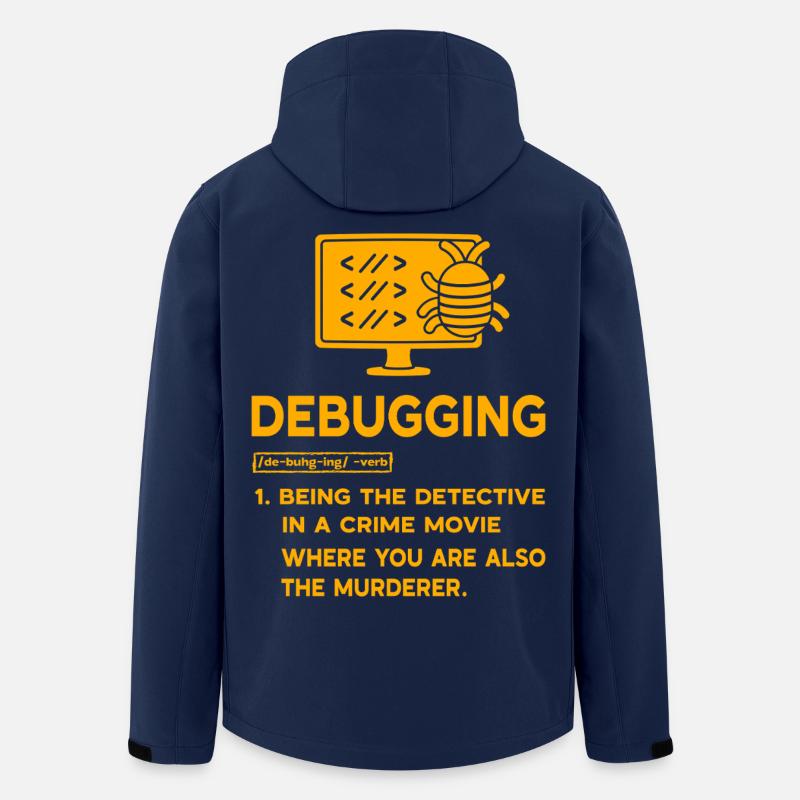 Debuggen - Recycelte Männer Softshell-Jacke von Stanley/Stella - Navy