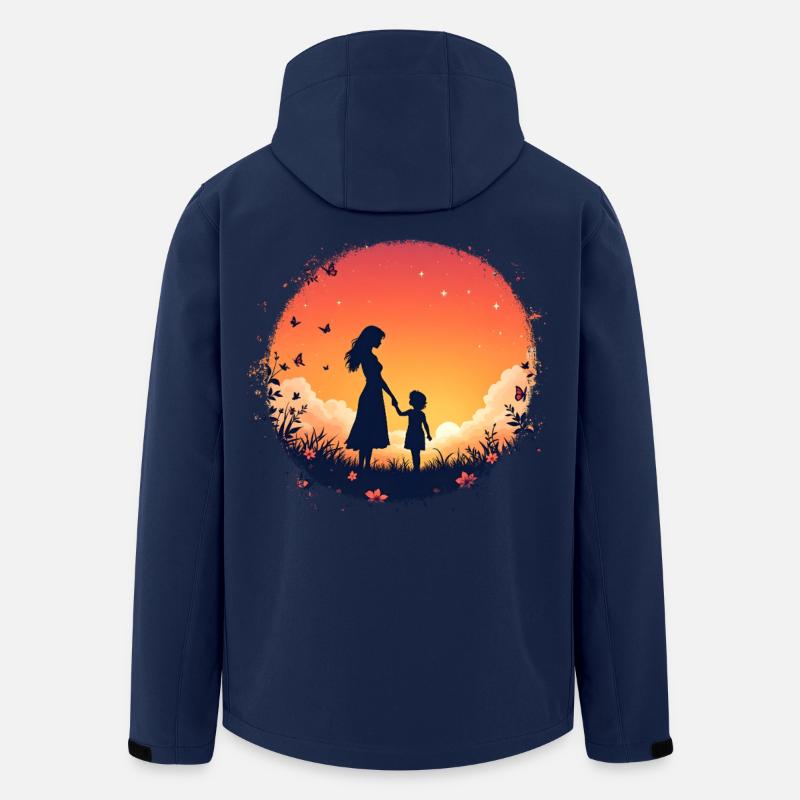 Mutter - Recycelte Männer Softshell-Jacke von Stanley/Stella - Navy