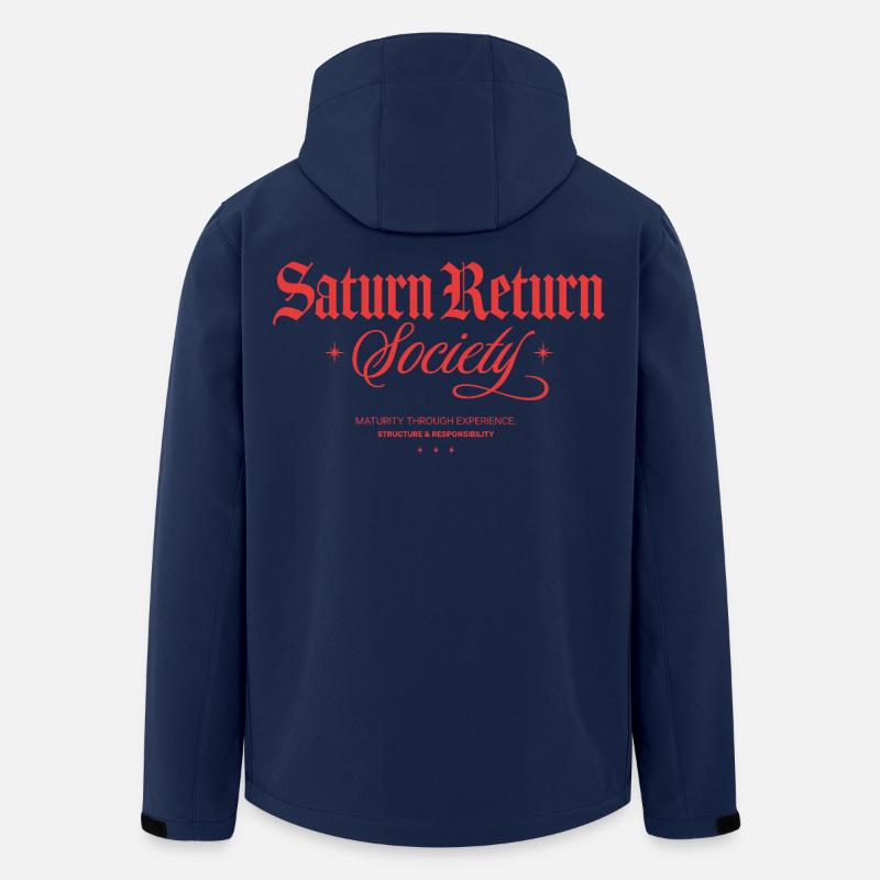 Saturn Return Society - Recycelte Männer Softshell-Jacke von Stanley/Stella - Navy