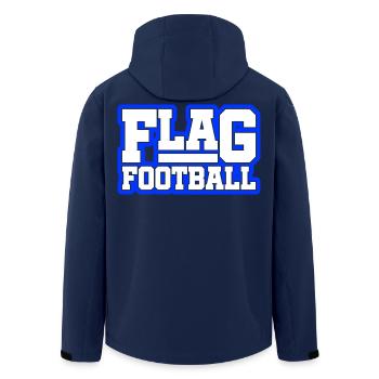 Flag Football - Veste softshell homme en polyester recyclé Stanley/Stella - marine - Dos - AI Model Male 185 light (185cm)
