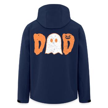Halloween Dad Pumpkin Halloween Daddy Halloween - Recycelte Männer Softshell-Jacke von Stanley/Stella - Navy - Hinten - AI Model Male 185 light (185cm)