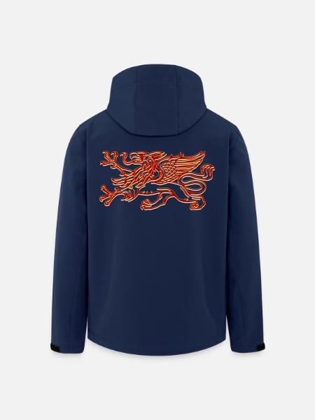 Rostock - Greif - Recycelte Männer Softshell-Jacke von Stanley/Stella - Navy