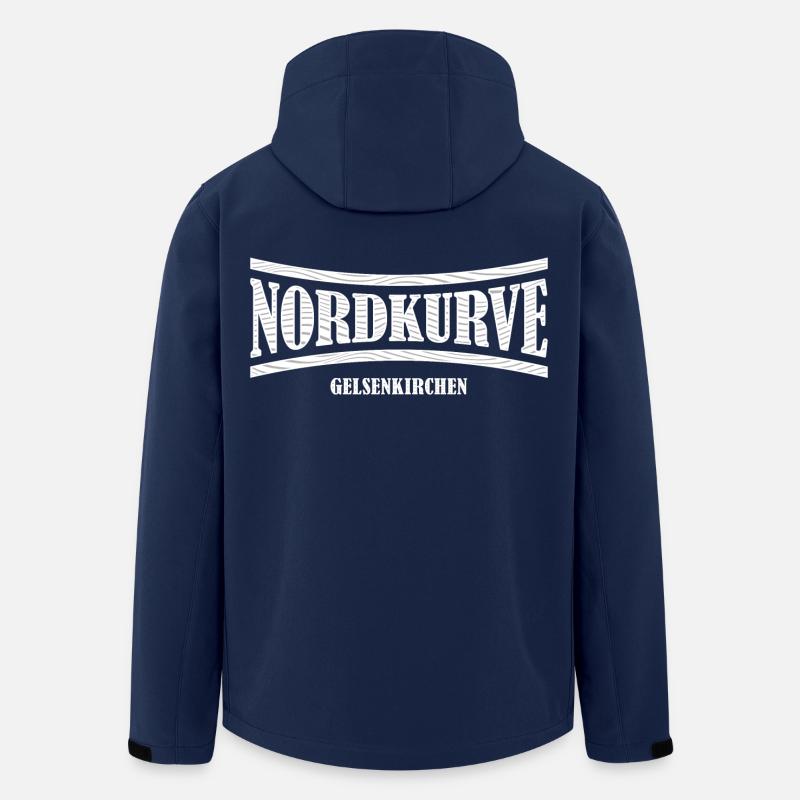 Nordkurve Gelsenkirchen Geschenkidee - Recycelte Männer Softshell-Jacke von Stanley/Stella - Navy