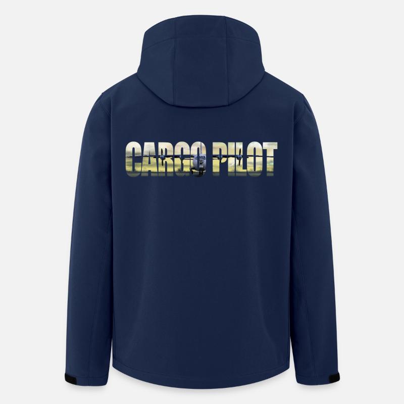 Cargo pilot An-12 - Recycelte Männer Softshell-Jacke von Stanley/Stella - Navy