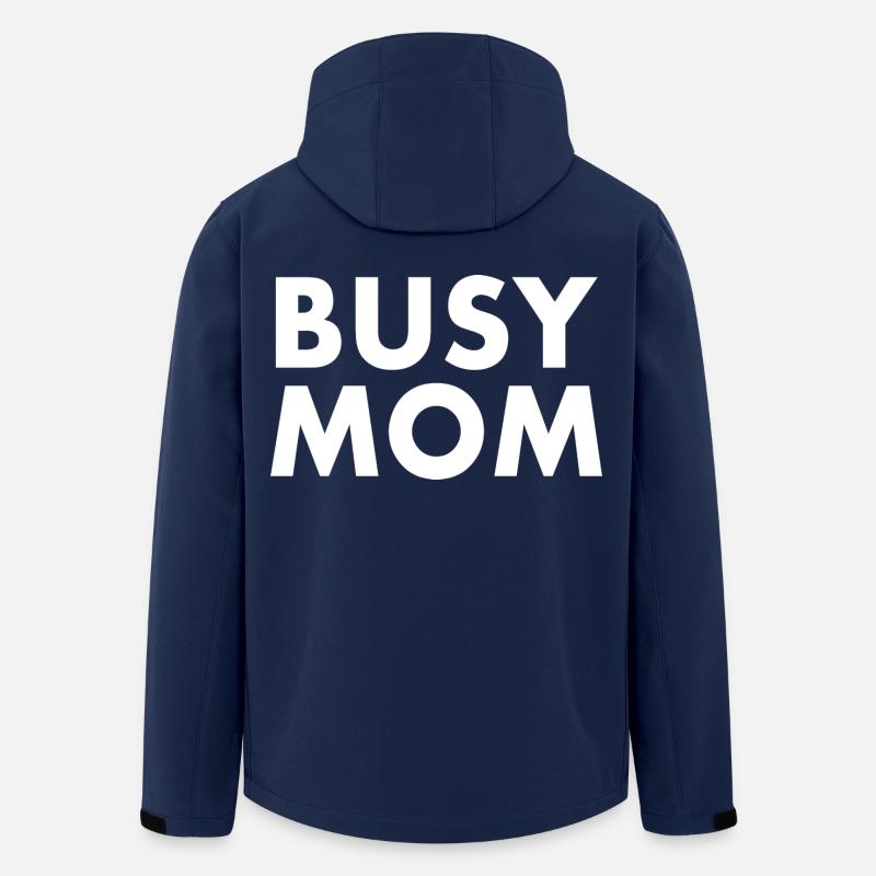 Busy mom - Recycelte Männer Softshell-Jacke von Stanley/Stella - Navy