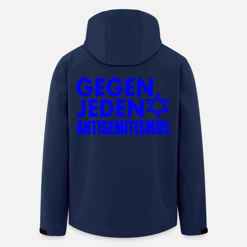 Gegen jeden antisemitismus - Recycelte Männer Softshell-Jacke von Stanley/Stella - Navy