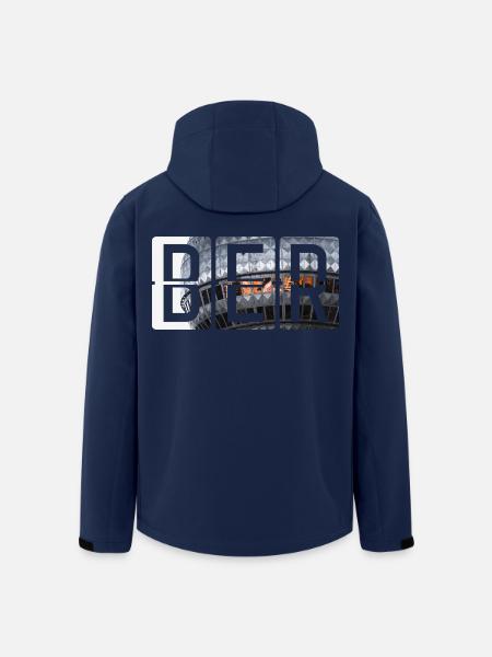 Flughafen Berlin BER - Recycelte Männer Softshell-Jacke von Stanley/Stella - Navy