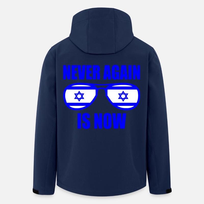 Never again is now - Men’s Recycled Softshell Jacket by Stanley/Stella - navy