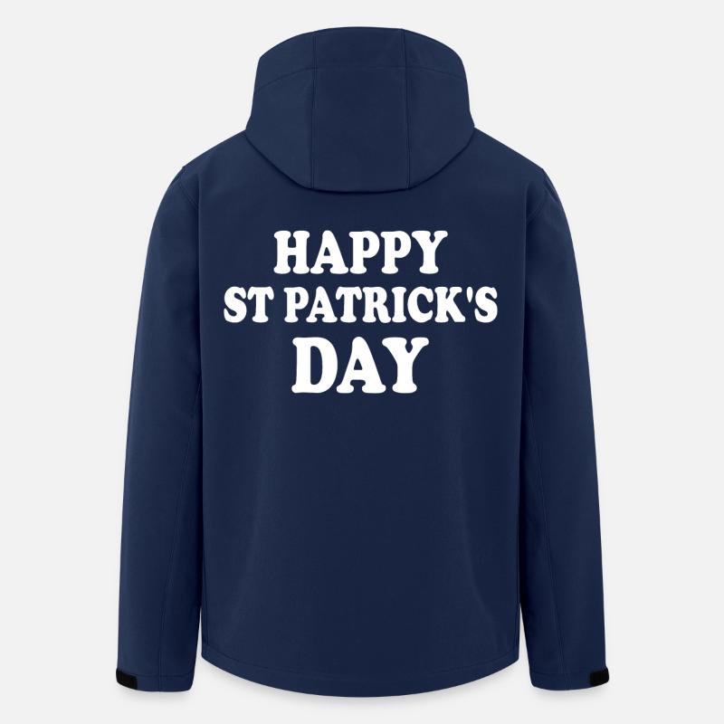 st patricks day - Veste softshell homme en polyester recyclé Stanley/Stella - marine