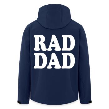 Rad dad - Recycelte Männer Softshell-Jacke von Stanley/Stella - Navy - Hinten - AI Model Male 185 light (185cm)