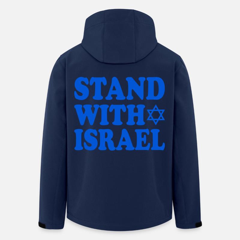 Stand with israel - Recycelte Männer Softshell-Jacke von Stanley/Stella - Navy