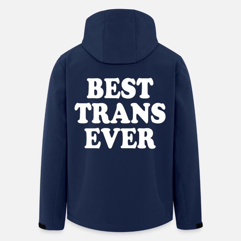 Best trans ever - Men’s Recycled Softshell Jacket by Stanley/Stella - navy