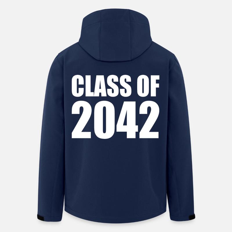 Class of 2042 - Recycelte Männer Softshell-Jacke von Stanley/Stella - Navy