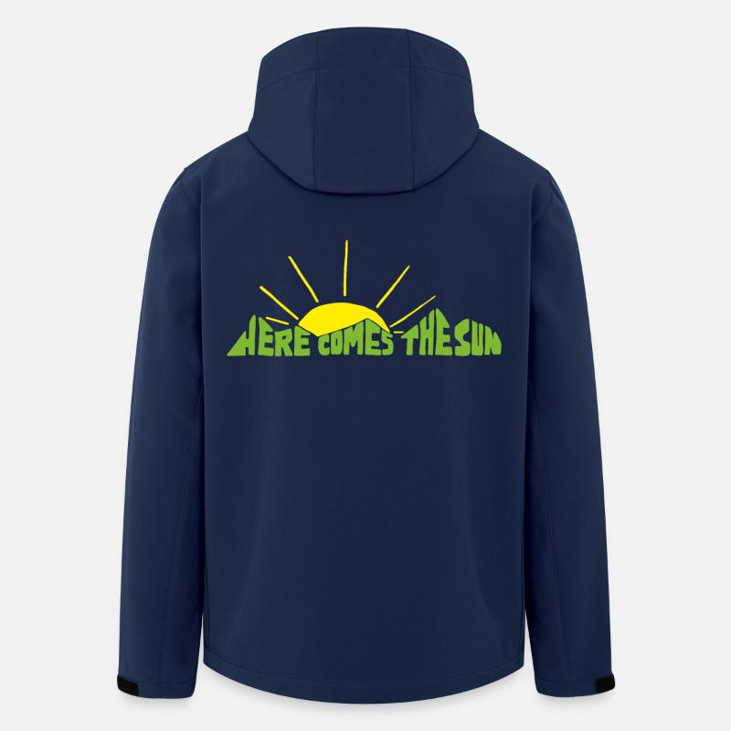 Here comes the sun! - Men’s Recycled Softshell Jacket by Stanley/Stella - navy