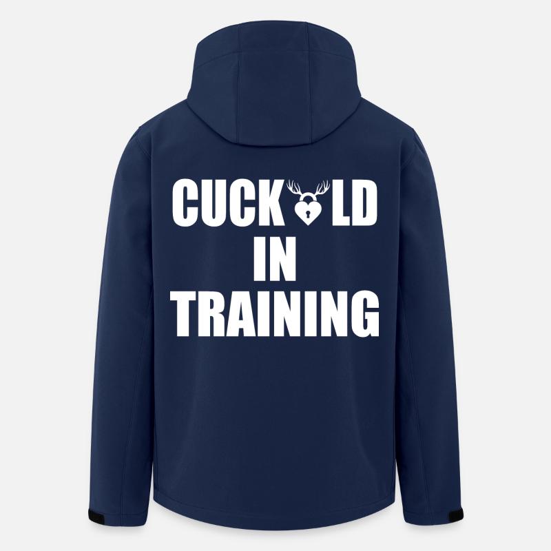 cuckold in training - Men’s Recycled Softshell Jacket by Stanley/Stella - navy