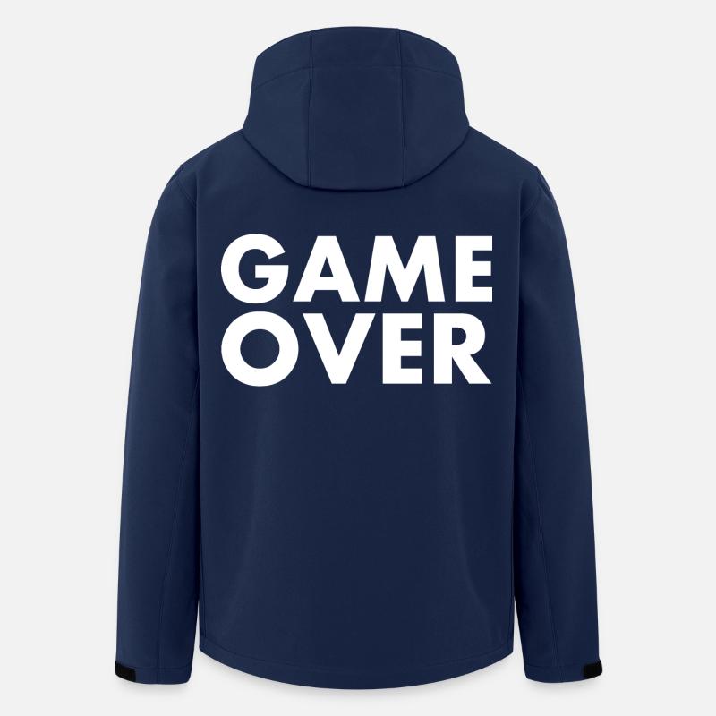Game over - Veste softshell homme en polyester recyclé Stanley/Stella - marine