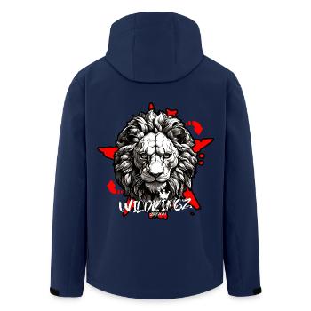 Lion - Veste softshell homme en polyester recyclé Stanley/Stella - marine - Dos - AI Model Male 185 light (185cm)