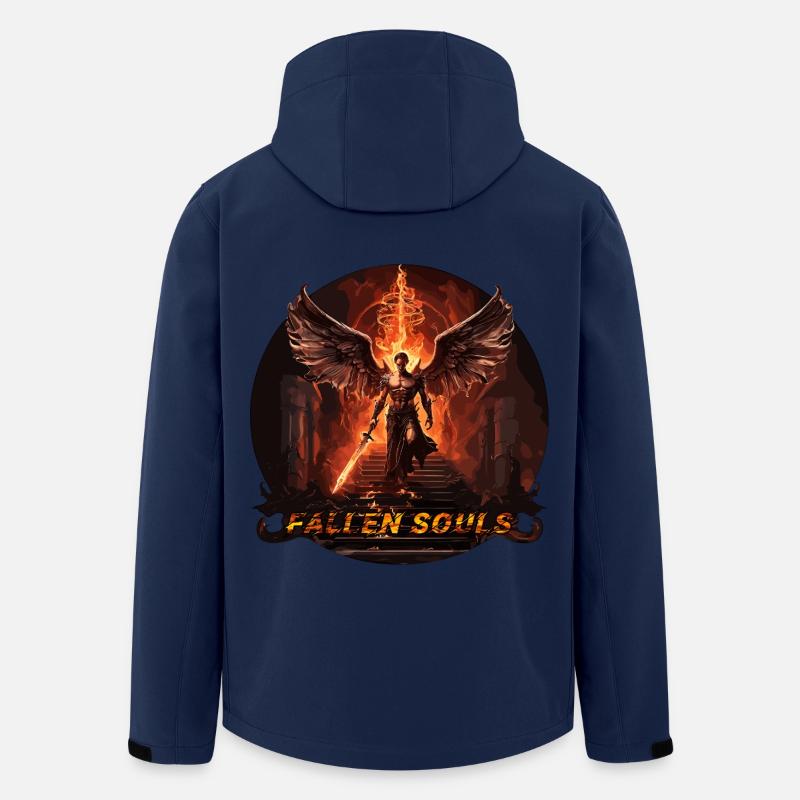 Engel - Recycelte Männer Softshell-Jacke von Stanley/Stella - Navy