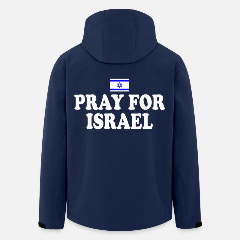 Pray for israel - Men’s Recycled Softshell Jacket by Stanley/Stella - navy