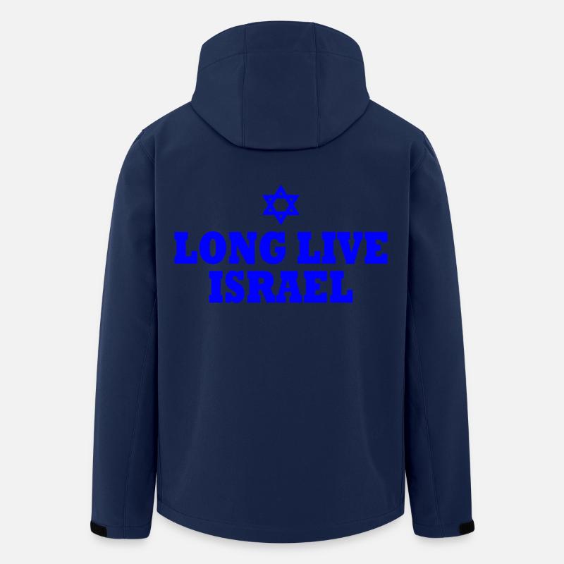 Long live israel - Recycelte Männer Softshell-Jacke von Stanley/Stella - Navy
