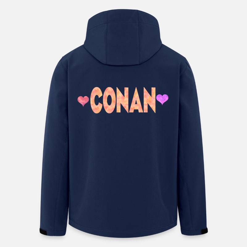 Conan - Recycelte Männer Softshell-Jacke von Stanley/Stella - Navy