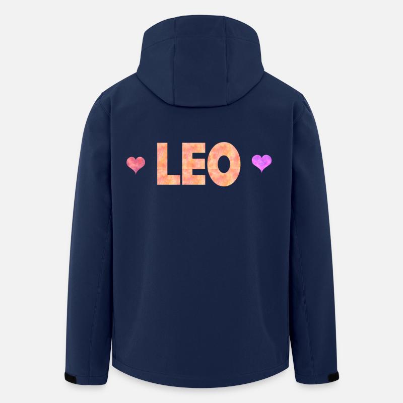 Leo - Recycelte Männer Softshell-Jacke von Stanley/Stella - Navy