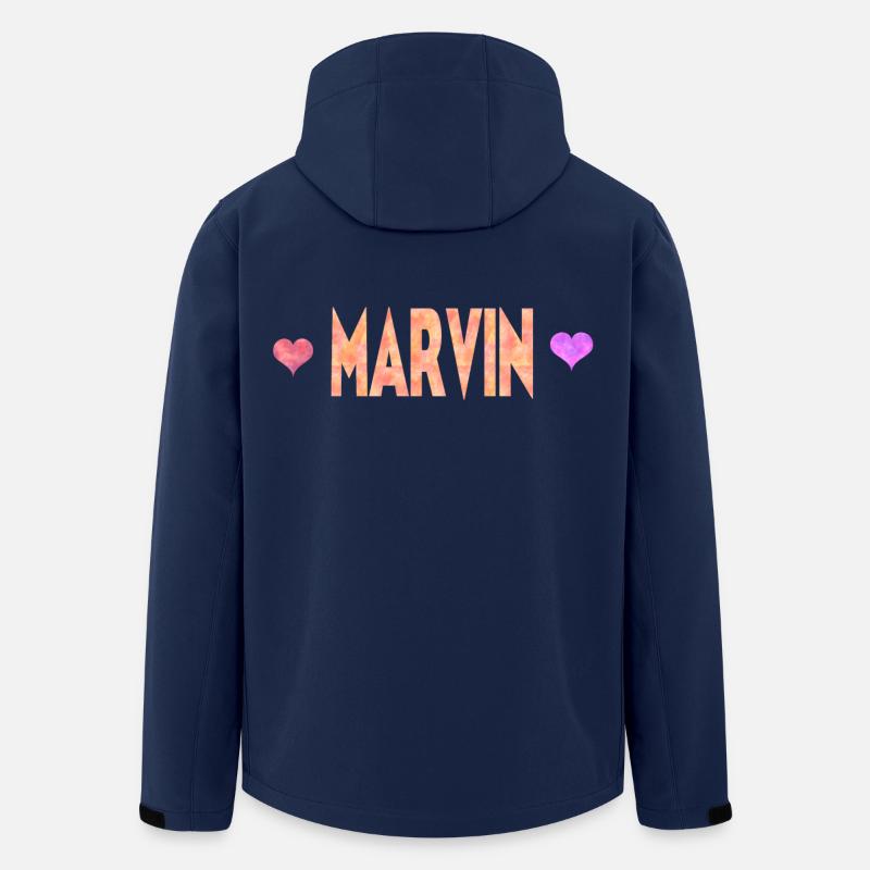 Marvin - Recycelte Männer Softshell-Jacke von Stanley/Stella - Navy