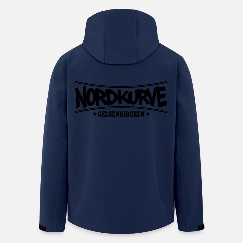 Nordkurve Gelsenkirchen | Farbe änderbar - Recycelte Männer Softshell-Jacke von Stanley/Stella - Navy