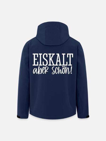 Eiskalt - aber schön! - Recycelte Männer Softshell-Jacke von Stanley/Stella - Navy