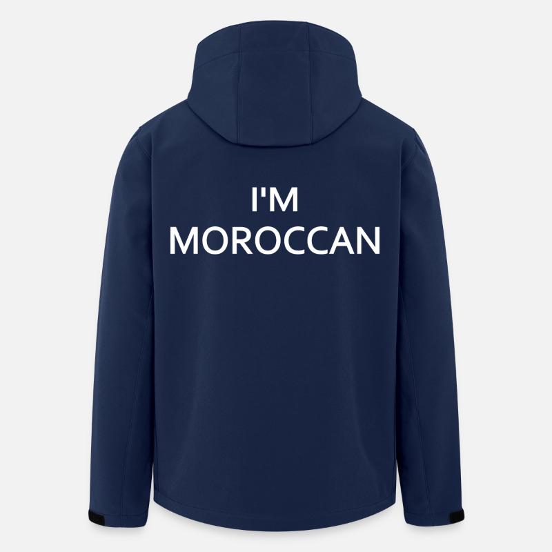 Im moroccan - morocco - Men’s Recycled Softshell Jacket by Stanley/Stella - navy