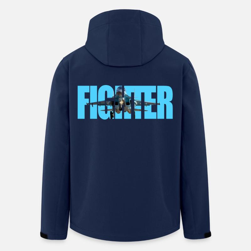 Fighter Su-34 - Recycelte Männer Softshell-Jacke von Stanley/Stella - Navy
