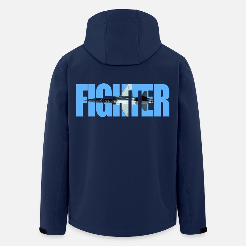 Fighter T-38 Talon - Recycelte Männer Softshell-Jacke von Stanley/Stella - Navy