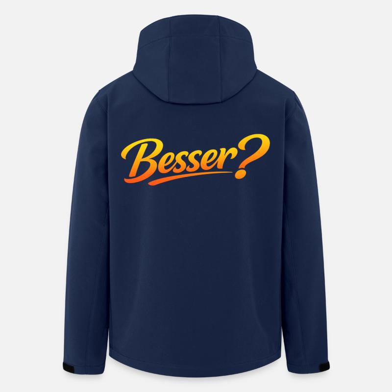 Besser? - Recycelte Männer Softshell-Jacke von Stanley/Stella - Navy