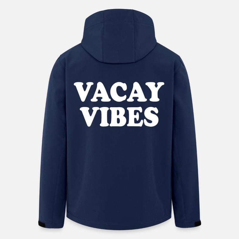 Vacay vibes - Recycelte Männer Softshell-Jacke von Stanley/Stella - Navy