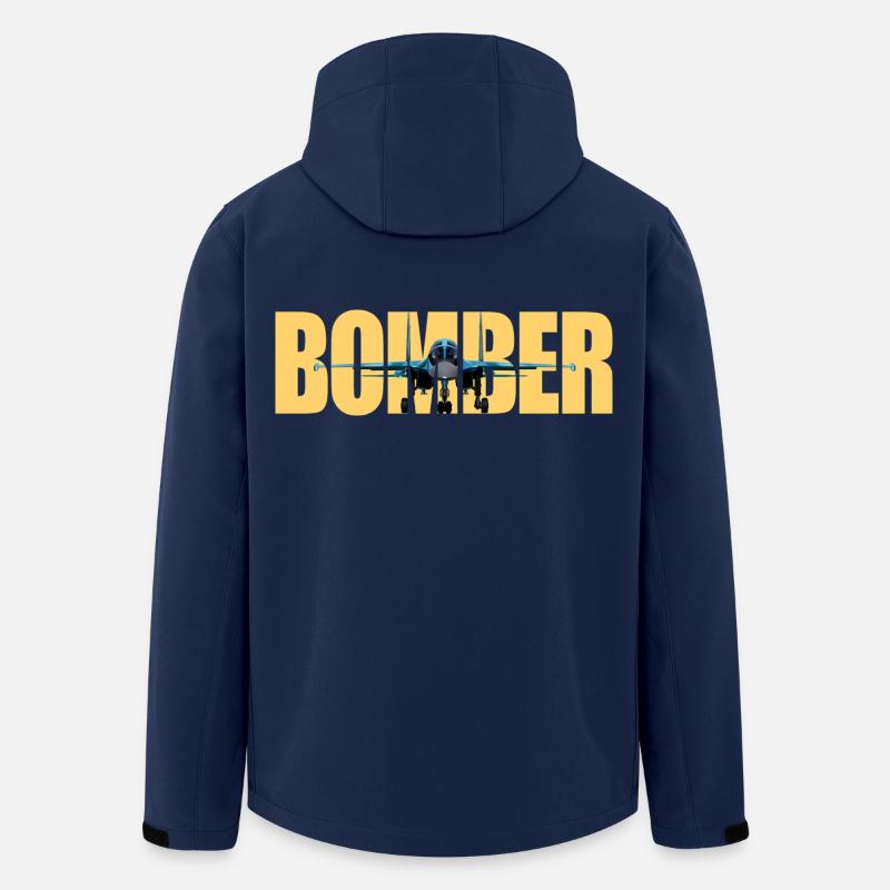 Bomber Su-34 - Men’s Recycled Softshell Jacket by Stanley/Stella - navy