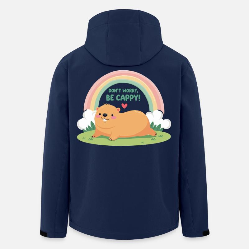 Dont Worry Be Cappy - Men’s Recycled Softshell Jacket by Stanley/Stella - navy