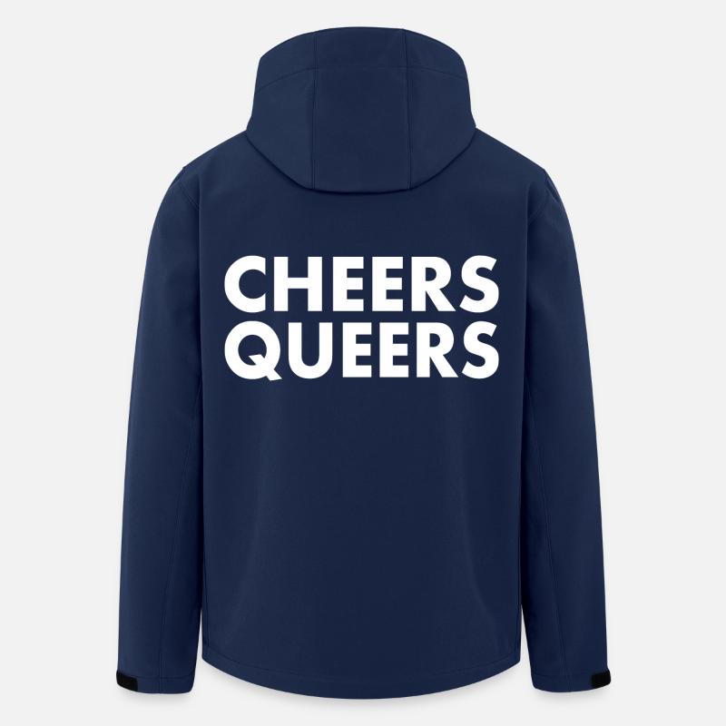 Cheers queers - Recycelte Männer Softshell-Jacke von Stanley/Stella - Navy