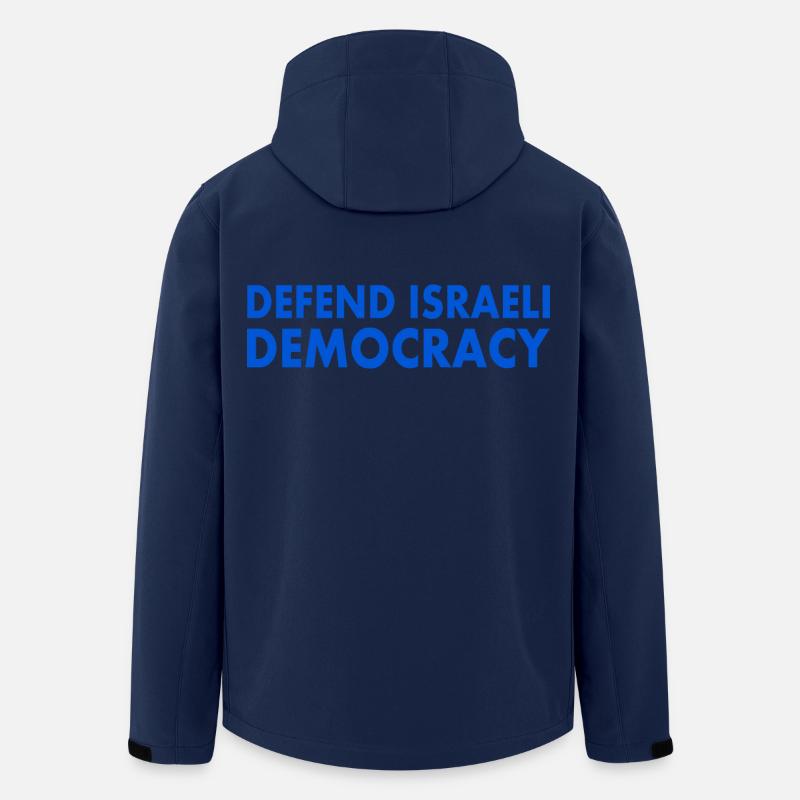 Defend israeli democracy - Recycelte Männer Softshell-Jacke von Stanley/Stella - Navy