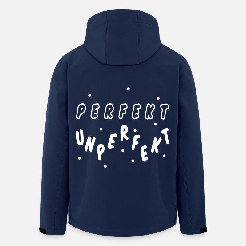 perfekt unperfekt - Mut Kraft Selbstvertrauen - Recycelte Männer Softshell-Jacke von Stanley/Stella - Navy