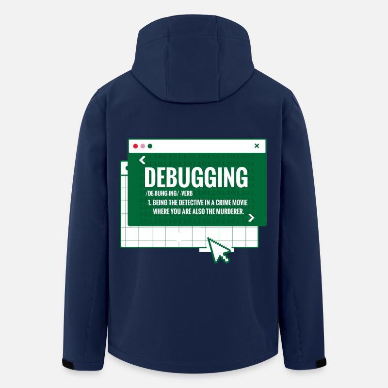 Débogage - Veste softshell homme en polyester recyclé Stanley/Stella - marine