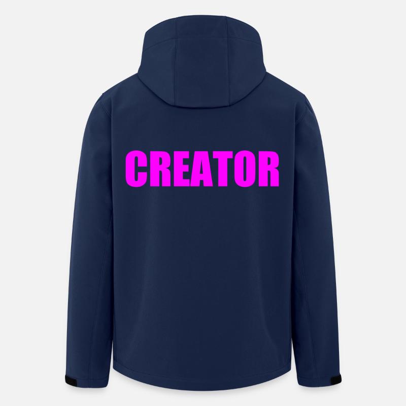 Creator - Recycelte Männer Softshell-Jacke von Stanley/Stella - Navy