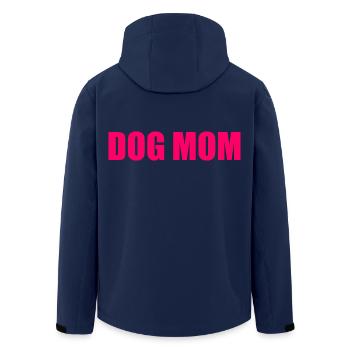 Dog mom - Men’s Recycled Softshell Jacket by Stanley/Stella - navy - Back - AI Model Male 185 light (185cm)