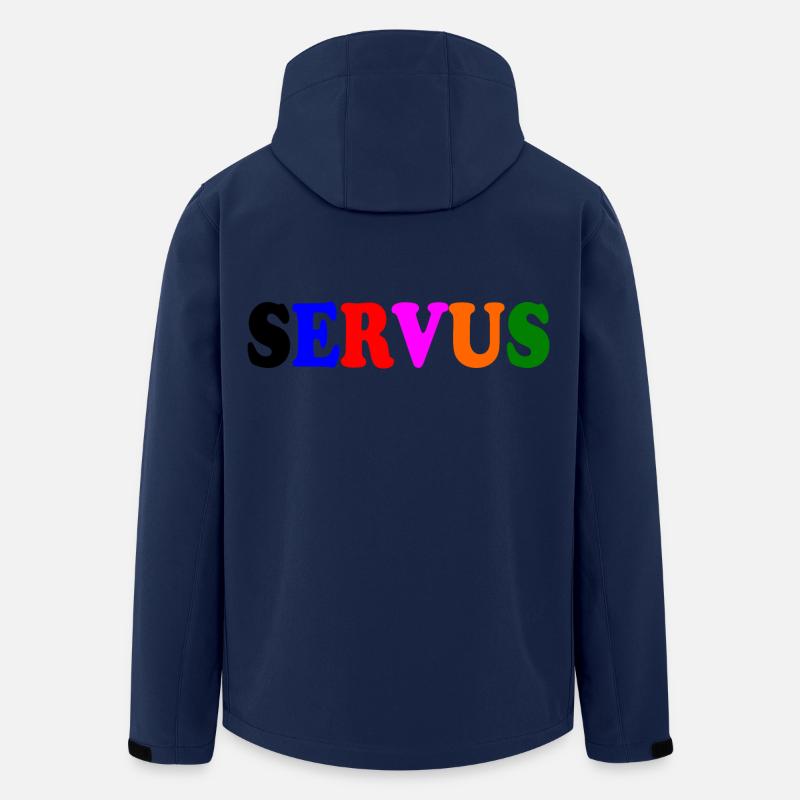 Servus - Recycelte Männer Softshell-Jacke von Stanley/Stella - Navy