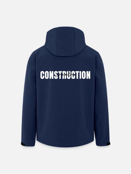 Abschlussgeschenk für Frauen im Bauwesen/Ingenieurwesen - Recycelte Männer Softshell-Jacke von Stanley/Stella - Navy