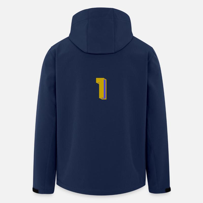 1 - Recycelte Männer Softshell-Jacke von Stanley/Stella - Navy