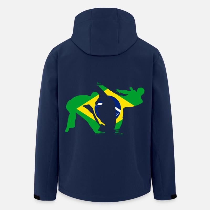 Capoeira - Recycelte Männer Softshell-Jacke von Stanley/Stella - Navy