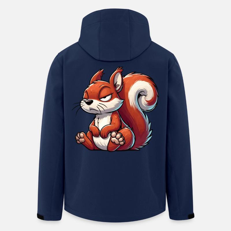 Eichhörnchen Eichhorn Eichhörnchenliebhaber Nager - Recycelte Männer Softshell-Jacke von Stanley/Stella - Navy
